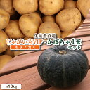 【ふるさと納税】じゃがいも VIP キタアカリ かぼちゃ 1玉 セット 計10kg いも 芋 イモ ジャガイモ きたあかり カボチャ 南瓜 オンライン 申請 ふ...