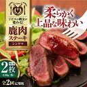 【ふるさと納税】【全2回定期便】鹿肉 シンタマ120g×2枚 《喜茂別町》【EBIJIN】 ジビエ 鹿 シンタマ 希少部位 ステーキ ステーキ用 赤身 冷凍 冷...
