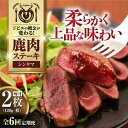 【ふるさと納税】【全6回定期便】鹿肉 シンタマ 2枚 (120g/枚) 《喜茂別町》【EBIJIN】 鹿 シンタマ 希少部位 ステーキ ギフト ギフト用 赤身 ...