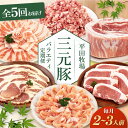 【ふるさと納税】 定期 三元豚 バラエティ定期便 2~3人前 ▼ 全5回 定期便 《喜茂別町》【平田牧場】 肉 豚肉 ロース バラ肉 ステーキ セット 定期便 ...