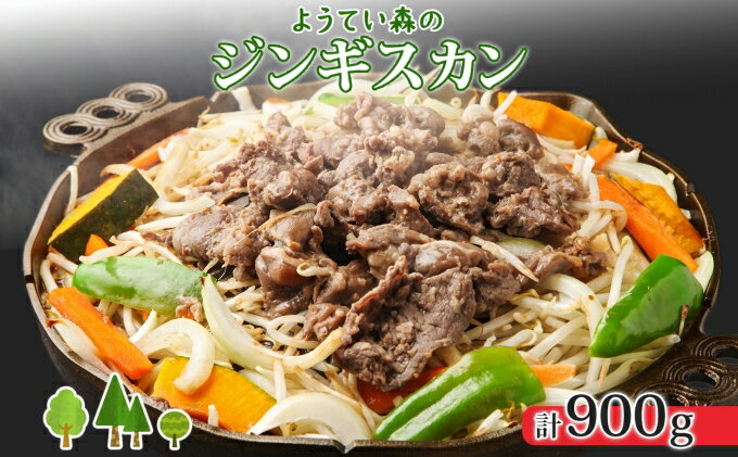 【ふるさと納税】ようてい森のジンギスカン 300g×3パック ジンギスカン グルメ ジビエ お取り寄せ 羊肉 成吉思汗 BBQ パーティー 羊 焼肉 ラム 小分け 夕食 夜食 お土産 エムアンドエフサービス 送料無料 北海道 倶知安町　【羊肉・ラム肉・ソウルフード・レトルト】