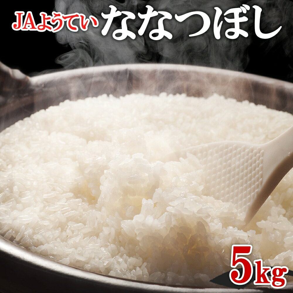 北海道産 ななつぼし 精米 5kg お米 米 特A 白米 ブランド米 ご飯 ごはん おにぎり 主食 産直ギフト備蓄 JAようてい 送料無料 北海道 倶知安町 [ お弁当 和食 主食 直送 産地直送 ] お届け:2024年10月下旬〜2025年2月下旬まで