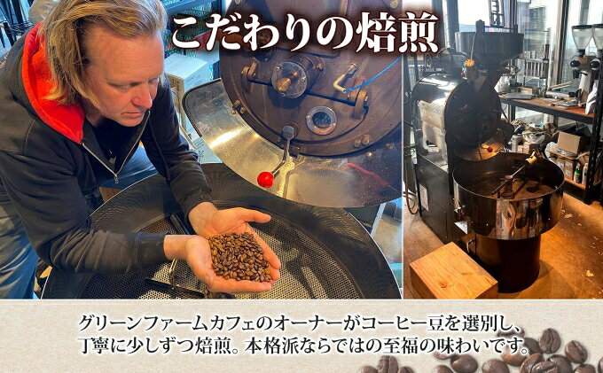 【ふるさと納税】ニセコブレンド コーヒー 挽き豆 400g ミディアムロースト 珈琲 ドリップコーヒー 豆 小分け 自家焙煎 ミディアム焙煎 グアテマラ豆 グリーンファームカフェ 中煎り 訳あり 挽きたてコーヒー 　お届け：入金確認後3～4週間以内に発送します。