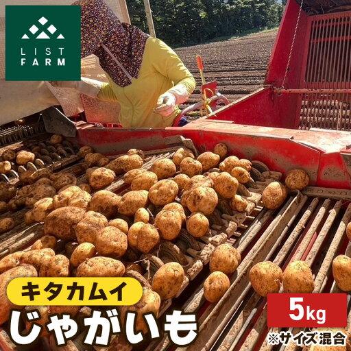 【ふるさと納税】北海道 倶知安 じゃがいも キタカムイ 5kg リストファーム サイズ 混合 馬鈴薯 芋 ポテト イモ 産地直送 野菜 お届け:2025年9月中旬~10月中旬 【ふるさと納税】北海道 倶知安 じゃがいも キタカムイ 5kg リストファーム サイズ 混合 馬鈴薯 芋 ポテト イモ 産地直送 野菜 お届け:2025年9月中旬~10月中旬