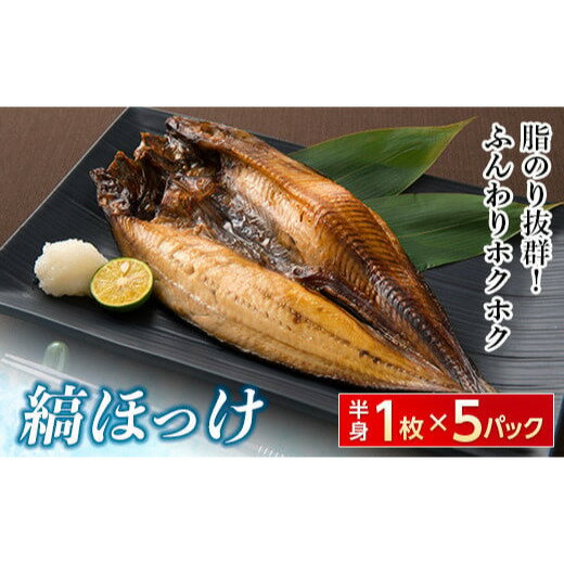 【ふるさと納税】北海道岩内町 北緯43度のお土産屋さん しまホッケ×5セット F21H-445のサムネイル