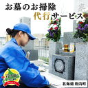 【ふるさと納税】お墓のお掃除代行サービス F21H-444 お墓 掃除 代行 墓掃除 墓掃除 サービス ふるさと 北海道 岩内町