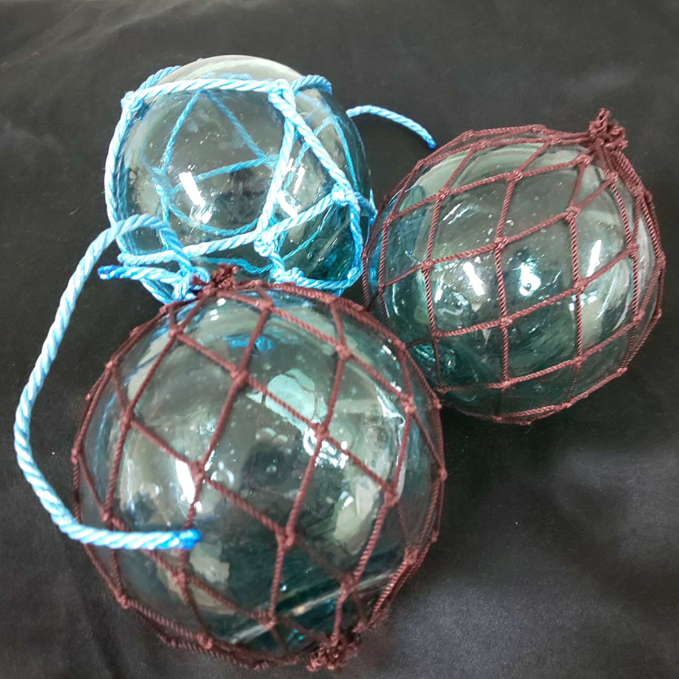 【ふるさと納税】漁師のガラス浮き球3個セット