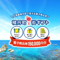 【ふるさと納税】積丹町e街ギフト 150,000円分