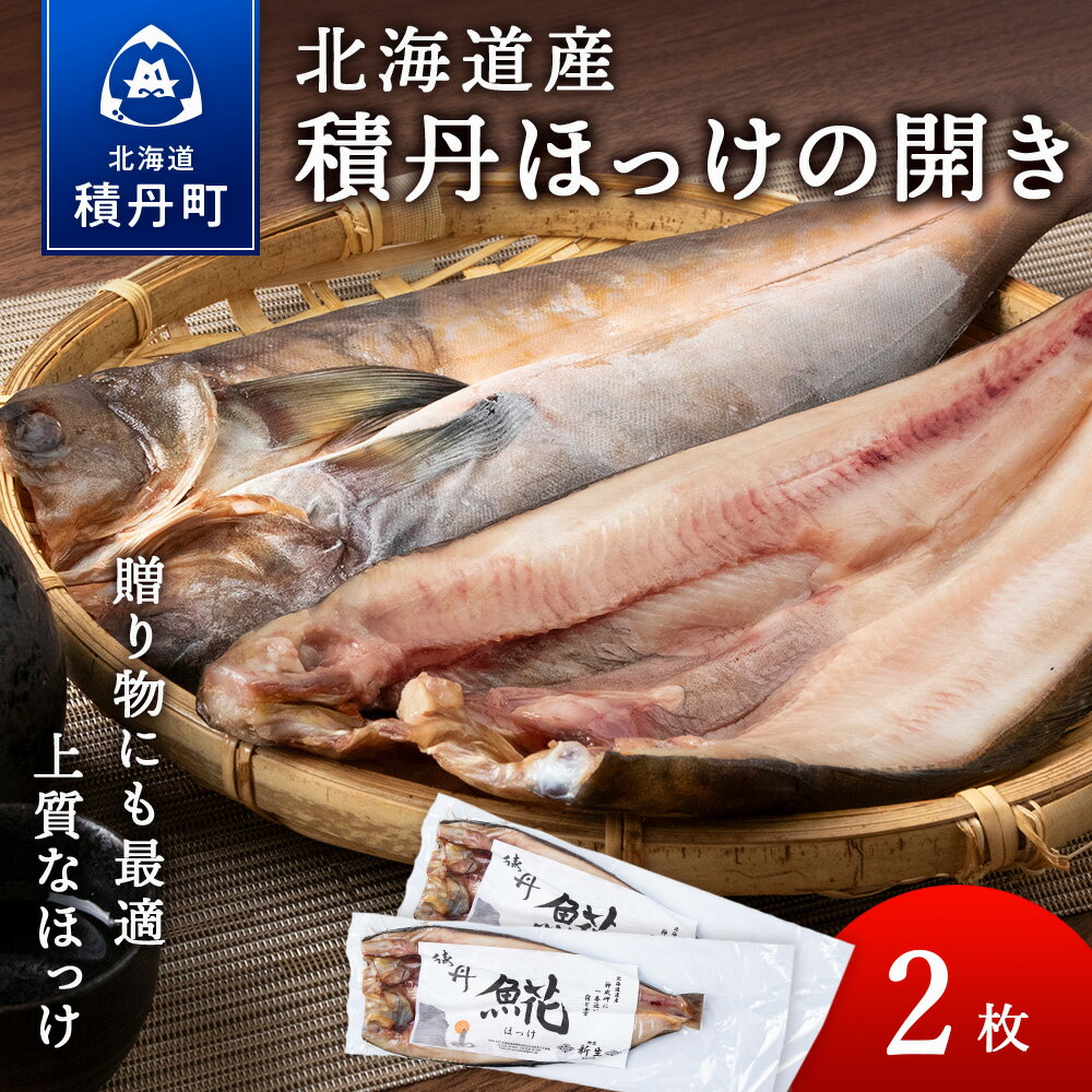 28位! 口コミ数「0件」評価「0」積丹ホッケの開き 2枚 北海道ふるさと納税 積丹町 ふるさと納税 ホッケ さかな 北海道産 魚 干物