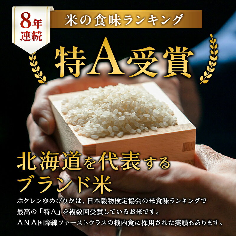 【ふるさと納税】12ヵ月 定期便 ホクレンゆめぴりか（精米6kg（2kg×3袋）)※チャック付袋 お米 米 ごはん 精米 白米 国産 北海道 こめ コメ [JA新おたる] f014079-niki-10000182 北海道仁木町 サンプル画像3