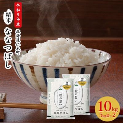 【ふるさと納税】銀山米研究会のお米＜ななつぼし＞10kg　【