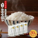 【ふるさと納税】銀山米研究会のお米＜ななつぼし＞20kg　【