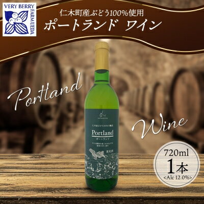 14位! 口コミ数「0件」評価「0」ポートランド ブドウ ワイン 720ml 1本 葡萄 ぶどう 果実 果実酒 お酒 アルコール 白ワイン 辛口 お取り寄せ ギフト gift ･･･ 