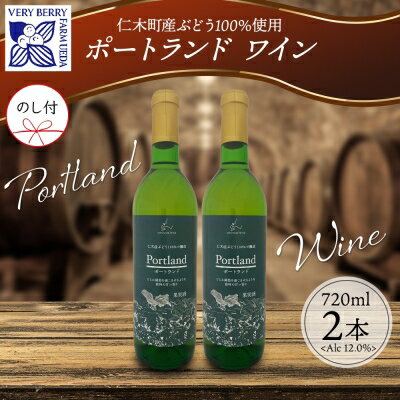 46位! 口コミ数「0件」評価「0」無地熨斗 ポートランド ブドウ ワイン 720ml 2本 セット 熨斗付き 葡萄 ぶどう 果実酒 お酒 アルコール 白ワイン 辛口 お取り寄･･･ 