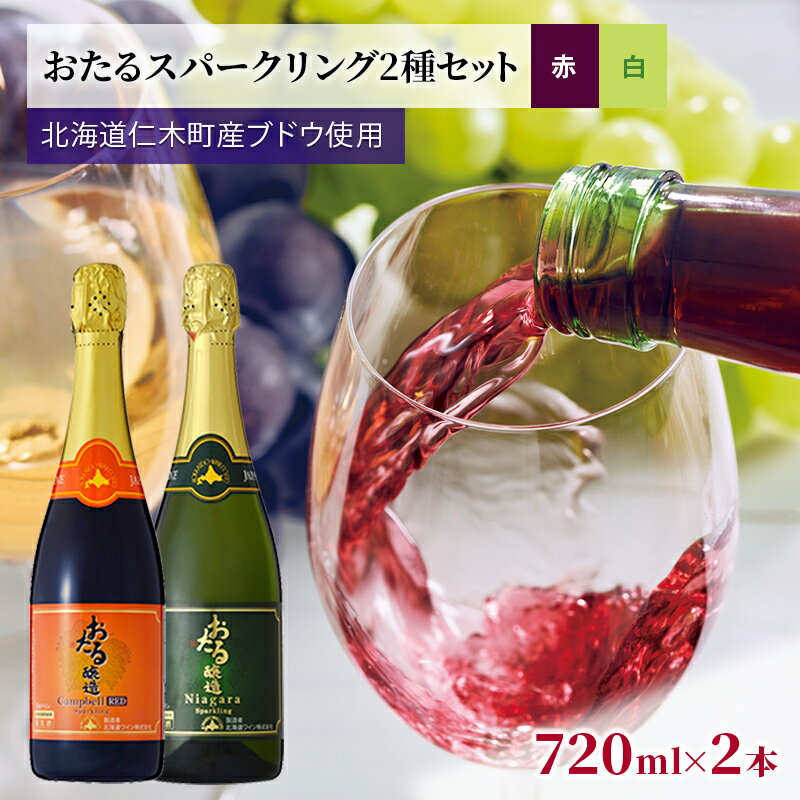 【ふるさと納税】【飲み比べ3本】おたるスパークリング3種セット 【 お酒 アルコール 果実酒 フルーティ 華やか 香り 人気 辛口 新酒 上質 冷やして 】