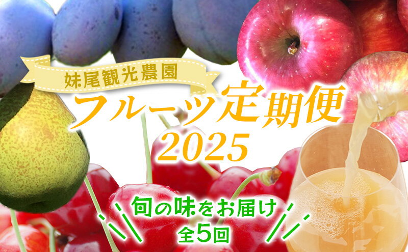 【ふるさと納税】妹尾農園のフルーツ定期便2024［全5回］ 北海道 仁木 さくらんぼ プルーン 梨 りんご　【定期便・ 果物類 チェリー フレッシュ 加工品 旬 仁木町 】　お届け：2024年7月より出荷開始