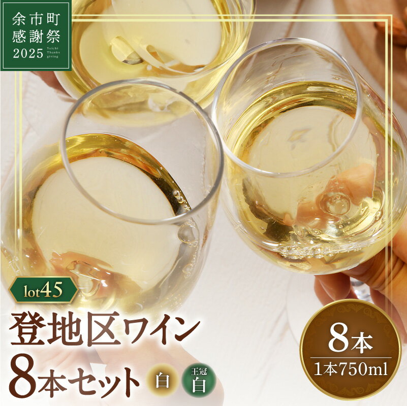 [余市町感謝祭2025]lot2545 登地区の白ワイン8本セット