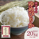 【ふるさと納税】（無洗米20kg）ホクレンゆめぴりか ゆめぴ