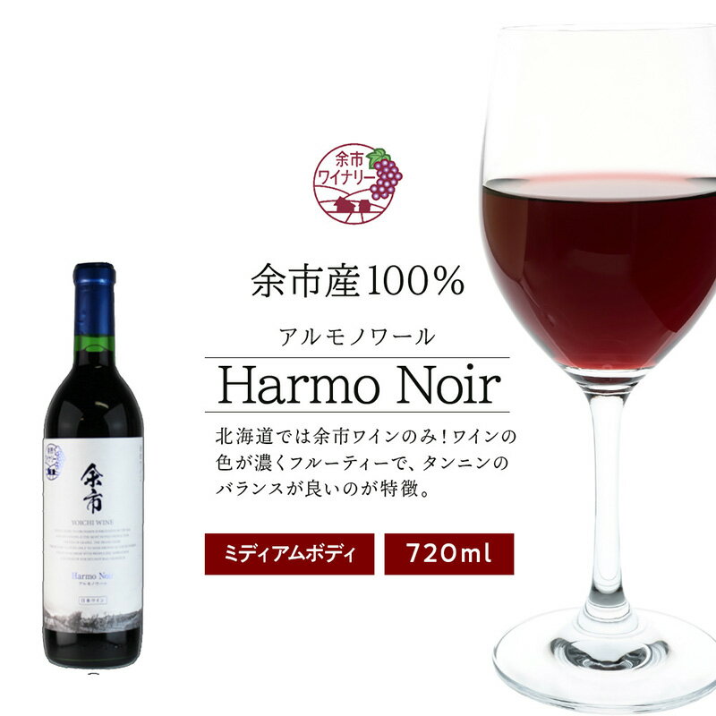 余市ワイン アルモノワール 赤 720ml 北海道 余市町 送料無料