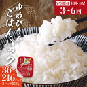 【ふるさと納税】 選べる定期便 炊かずにおいしい ごはんパック ホクレンゆめぴりか(150g×36個 〜 216個) 保存食 ホクレン ゆめぴりか 米 パック ...