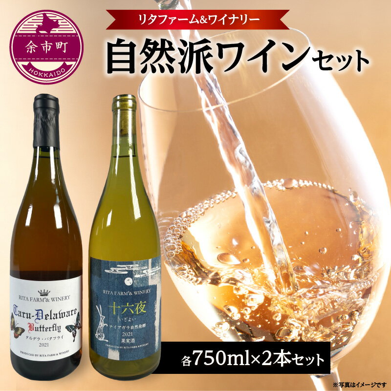 【ふるさと納税】余市町 リタファーム＆ワイナリー 自然派ワイン 2本セット お取り寄せ 北海道 余市町 送料無料