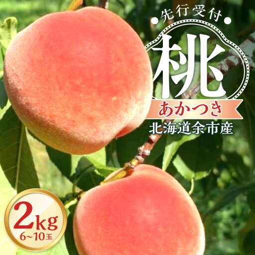 【ふるさと納税】【 先行予約 2025年8月下旬より発送 】< 北海道余市産 > 桃「 あかつき 」2kg(6~10玉)【 北海道アグリドリーム 】北海道 余市町 果物 ジャム ヨーグルト ケーキ 国産 お取り寄せ 送料無料 【ふるさと納税】【 先行予約 2025年8月下旬より発送 】< 北海道余市産 > 桃「 あかつき 」2kg(6~10玉)【 北海道アグリドリーム 】北海道 余市町 果物 ジャム ヨーグルト ケーキ 国産 お取り寄せ 送料無料