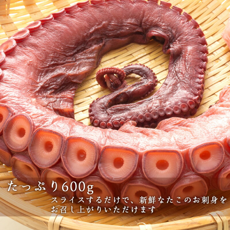 【ふるさと納税】北海道産 やわらか煮 たこ足 約 600g 2本 セット 菊地水産