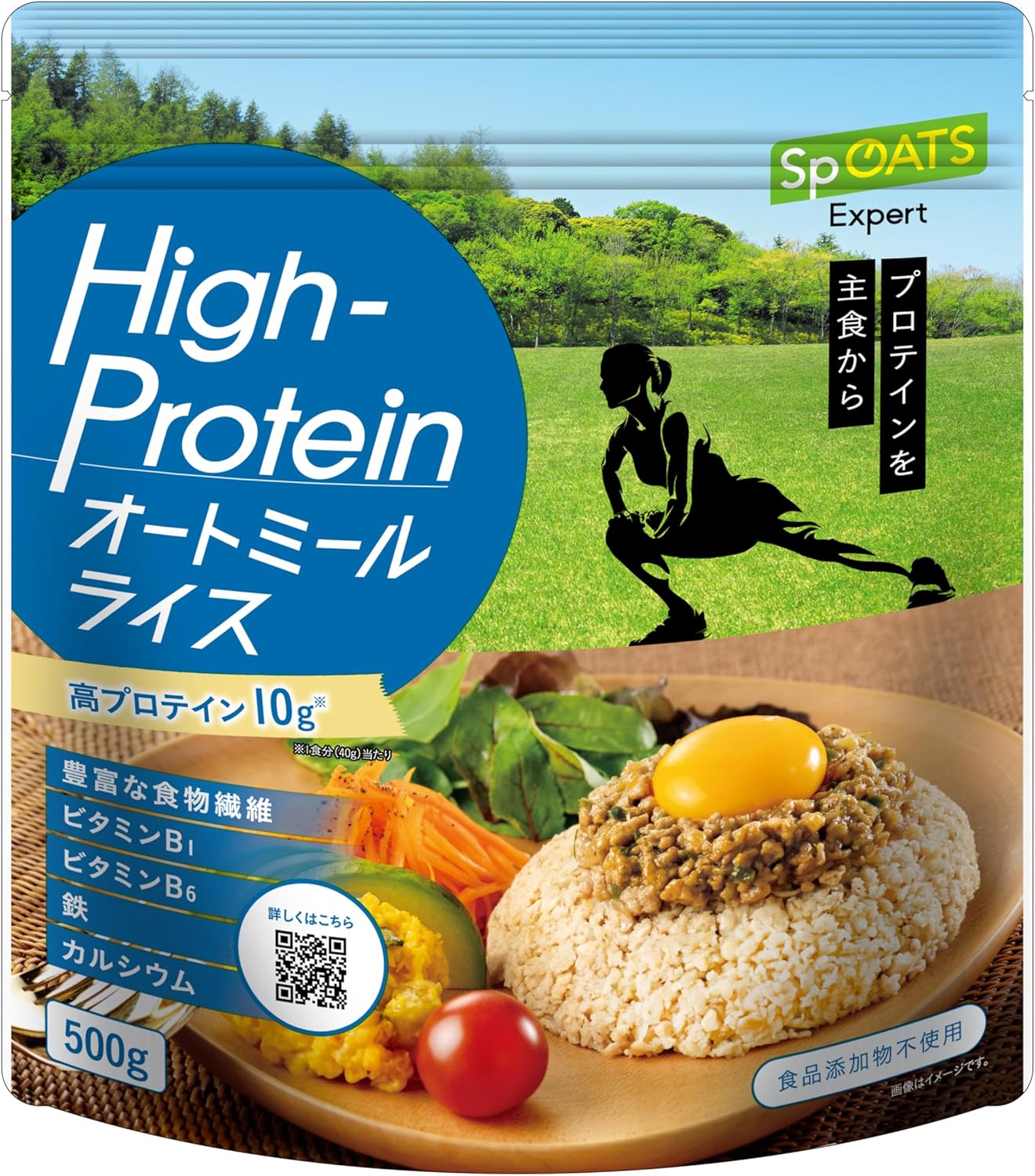【ふるさと納税】日食High-Proteinオートミールライス（500g×6袋）