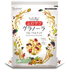 【ふるさと納税】日食ふわサクフルーツ&ナッツグラノーラ(200g×12袋)(A29)