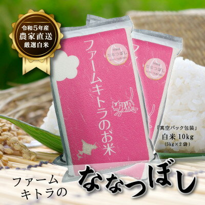 【ふるさと納税】【令和5年産】ななつぼし白米5kg×2【14