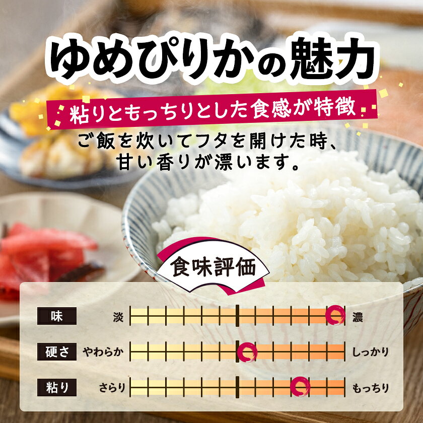 【ふるさと納税】皇室献上米 ゆめぴりか　精米 (5kg/10kg)(1回/3回/6回/12回)【G1206364】
