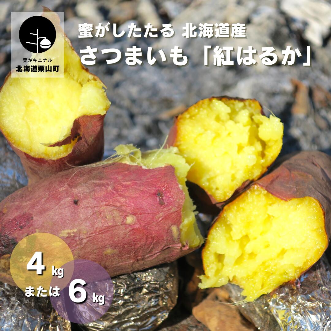 蜜がしたたる北海道産さつまいも「紅はるか」[4kg・6kg]