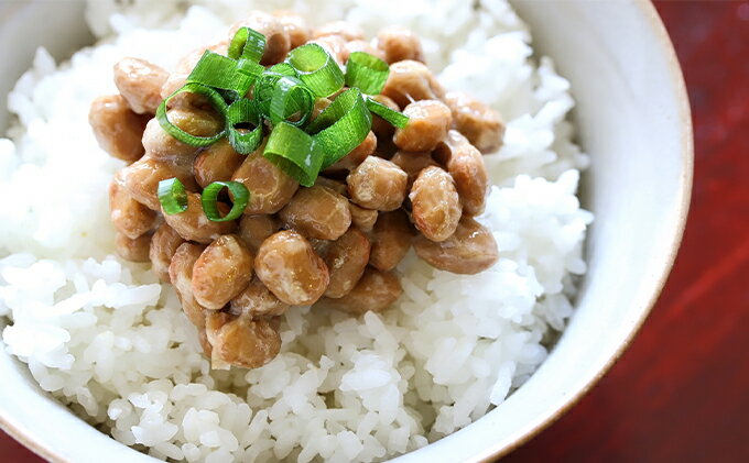 【ふるさと納税】お手軽！時短！納豆ご飯セット 小　納豆12個とご飯パック9個　【 米 お米 ゆめぴりか 納豆 加工食品 惣菜 レトルト 】