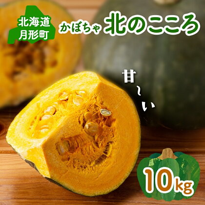 2024年秋出荷 北海道月形町産のかぼちゃ「北のこころ」約10kg 1箱　【野菜】　お届け：2024年9月初旬～9月末頃まで