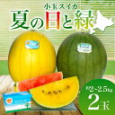 小玉 スイカ「夏の日と緑」北海道 月形町　　お届け：2024年7月10日～8月5日