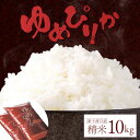 【ふるさと納税】《先行受付》 【令和7年度産】 ゆめぴりか 精米 10kg オンライン 申請 ふるさと納税 北海道 新十津川 北海道産 米 ブランド ブランド米...