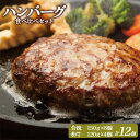 【ふるさと納税】大畠精肉店の ハンバーグ 食べ比べ セット 計12個 オンライン 申請 ふるさと納税 北海道 新十津川 肉 合挽ハンバーグ 和牛ハンバーグ 冷凍...