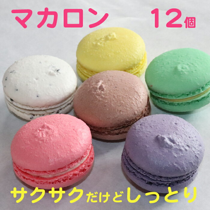 【ふるさと納税】大黒屋菓子舗のマカロン 6種 各2個入 | ふるさと納税 お菓子 洋菓子 マカロン ギフト 北海道 スイーツ 送料無料 冷凍