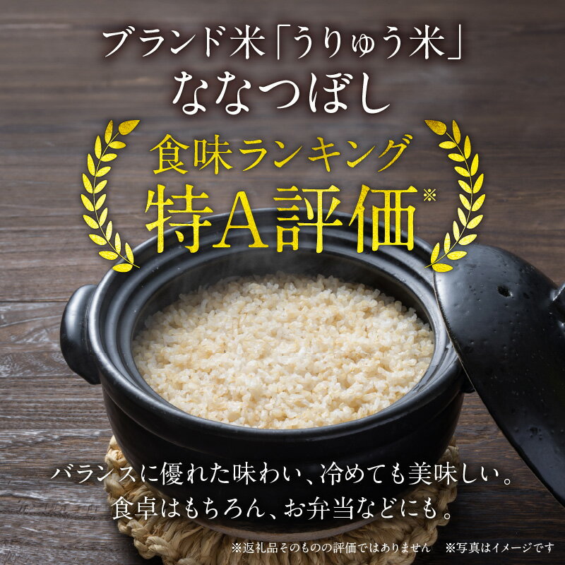 【ふるさと納税】令和5年産 うりゅう米ななつぼし 玄米 5kg(5kg × 1袋) 北海道産 ななつぼし ブランド ごはん おにぎり お弁当 お取り寄せ 北海道 雨竜町 送料無料