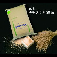 【令和3年産】【ふるさと納税】　2701　玄米ゆめぴりか30kg×1袋