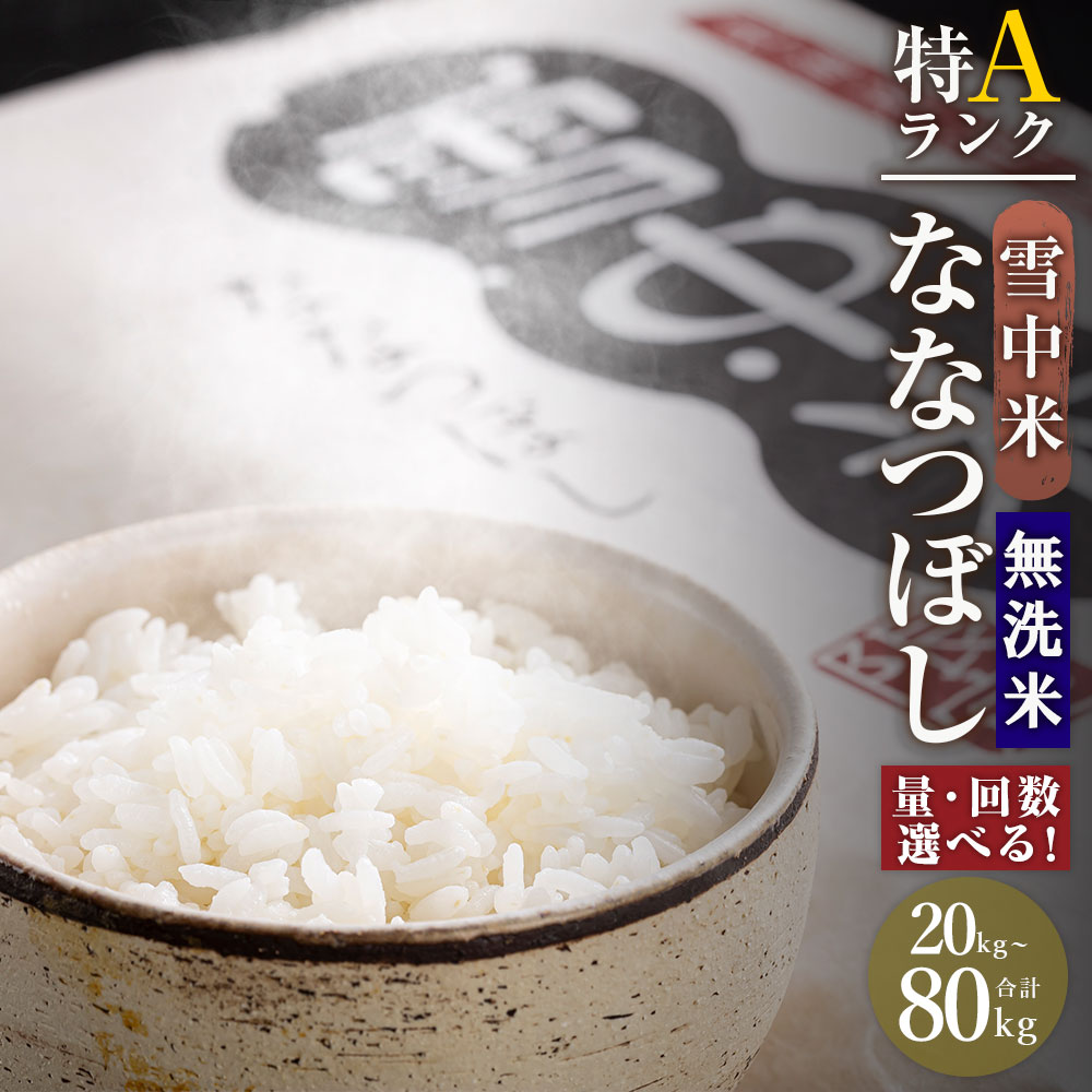 【ふるさと納税】＜容量・定期便回数・発送月が選べる＞ ＜先行予約＞ 令和6年産 ななつぼし 無洗米 1...