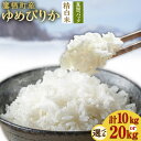 【ふるさと納税】【令和7年産】 ゆめぴりか (精白米) 北海道 米 を代表する人気の品種 真空パック 【選べる 10kg(5kg×2袋) / 20kg(5kg×...