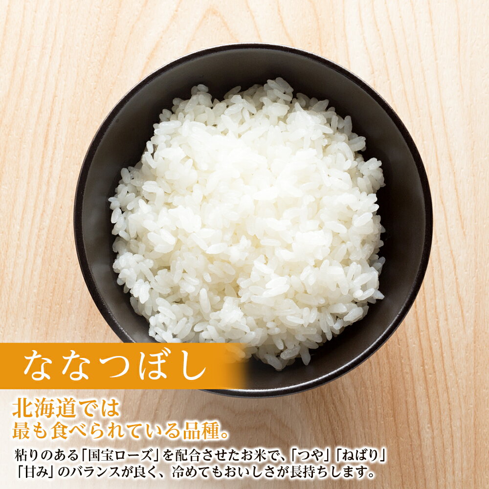 【ふるさと納税】【お米の定期便】ななつぼし2kgtimes;2袋《真空無洗米》全6回東神楽町ふるさと納税北海道ブランド米