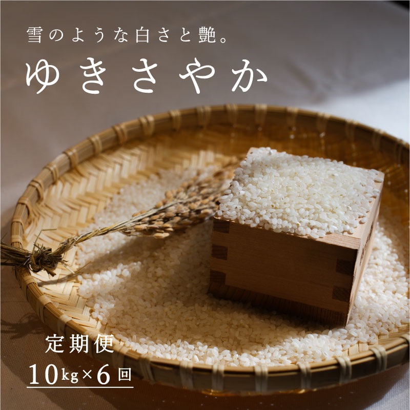 7位! 口コミ数「0件」評価「0」≪定期便6ヶ月≫ ゆきさやか 10kg×6回 計 60kg 米 精米 北海道米 北海道産 10kg ゆきさやか 当麻町 北海道 長谷川農園 ･･･ 