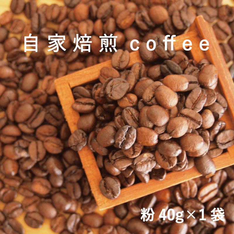 【ふるさと納税】コーヒー 粉 40g×1 自家焙煎 北海道 珈琲豆 コーヒー豆 珈琲 cofee 1000円 1000円ポッキリ furusato nouzei 2000円以下 5000円以下 送料無料 お取り寄せのサムネイル