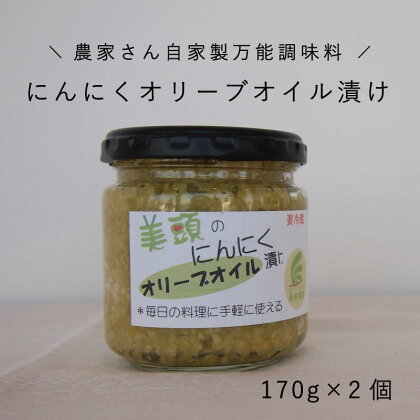 きざみにんにく オリーブオイル漬け2個セット 万能調味料 北海道産 国産にんにく ニンニク オイル漬け パスタ ペペロンチーノ イタリアン アヒージョ トマトパスタ 炒め物 にんにく 北海道 当麻町 美頭農園 送料無料