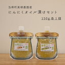 【ふるさと納税】きざみ にんにく オリーブオイル漬け こめ油漬け 万能調味料 食べ比べ 150g×2個 北海道産 国産にんにく ニンニク オイル漬け パウチ 常備 パスタ こめ油 健康 炒め物 にんにく グリル 5000円以下 5000円 北海道 当麻町 美頭農園 送料無料