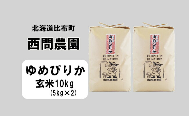 【ふるさと納税】2023年産　西間農園　ゆめぴりか　玄米　1