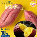 【ふるさと納税】【10月下旬より発送】シルクスイート S~Lサイズ混合 10kg【北川農園】さつまいも サツマイモ 芋 熟成 産地直送 北海道 比布町 ぴっぷ 1022-001