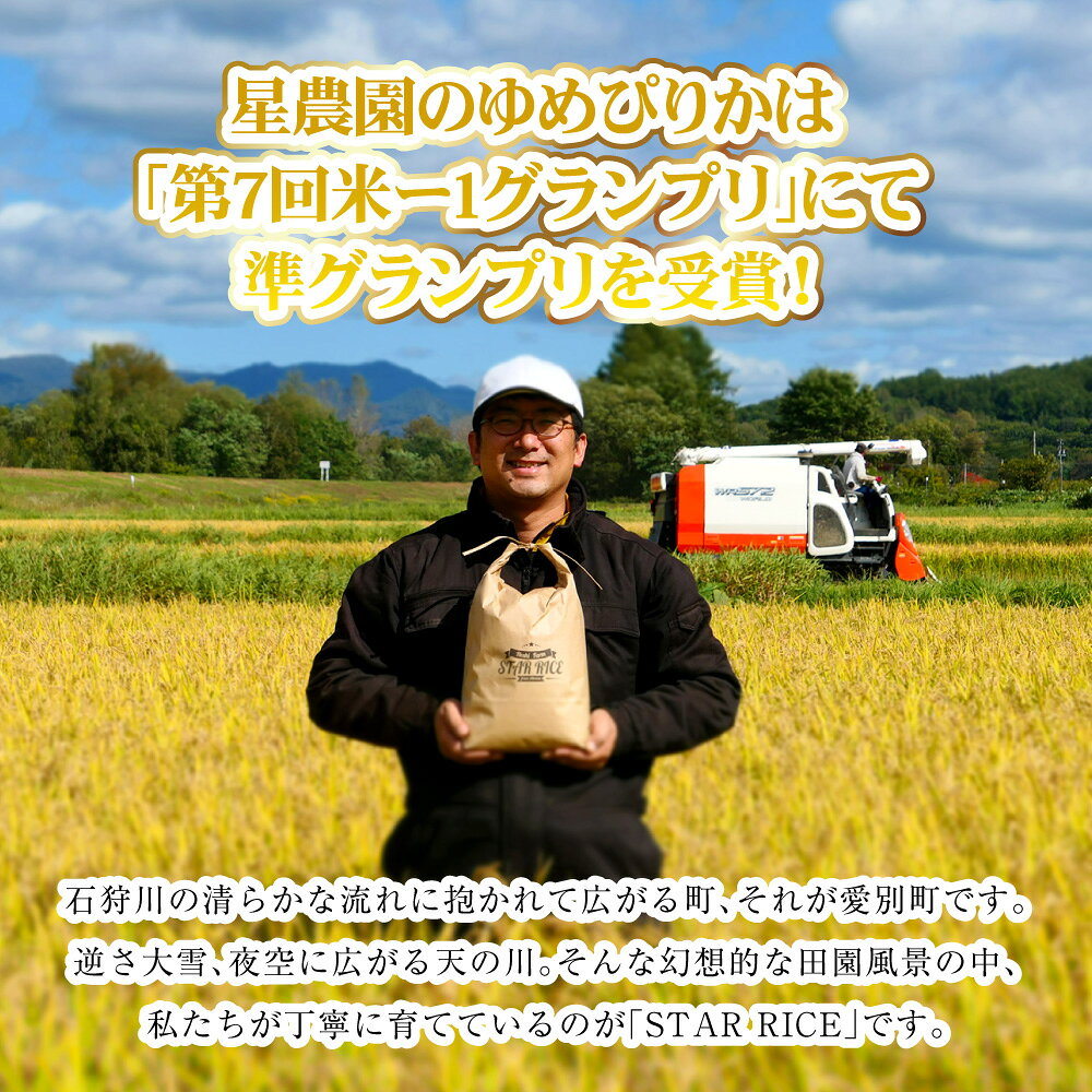 北海道愛別町の【ふるさと納税】＜選べる定期便＞ゆめぴりか 1回あたり2合×5パック 1ヶ月毎 2回～12回 ｜ 令和7年度産 最上品質米 ご飯 ごはん 米 お米 おこめ ライス こめ コメ おにぎり リゾット パエリア お弁当 小分けサイズ 真空 長期保存 家庭用 自宅用 産地直送 送料無料｜アングル3